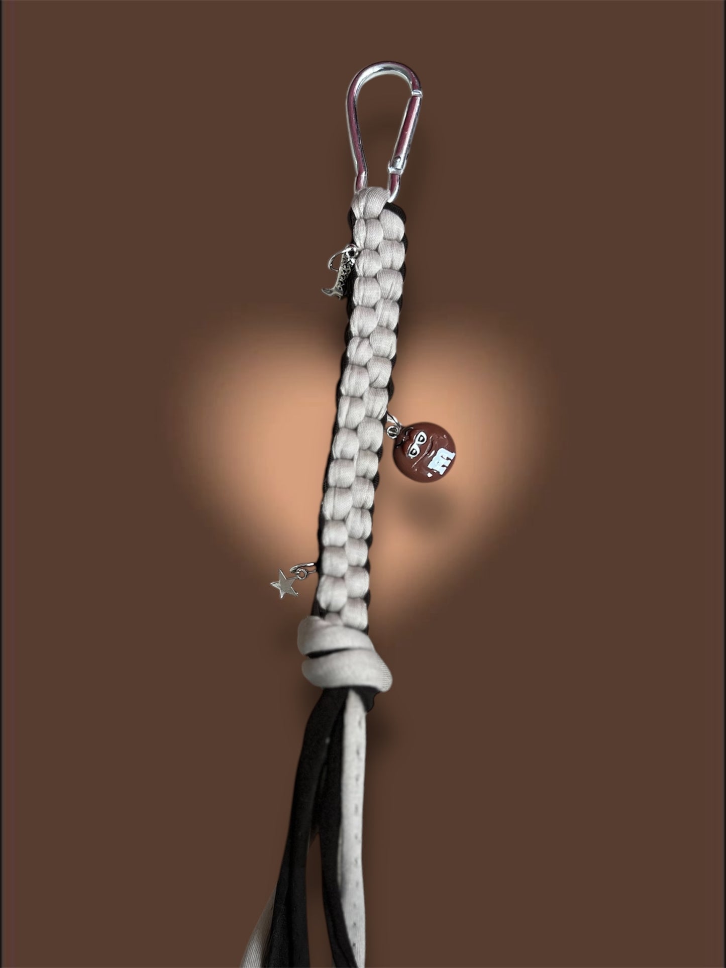 Scoubidus - Porte clés scoubidou en fils t-shirt recyclés