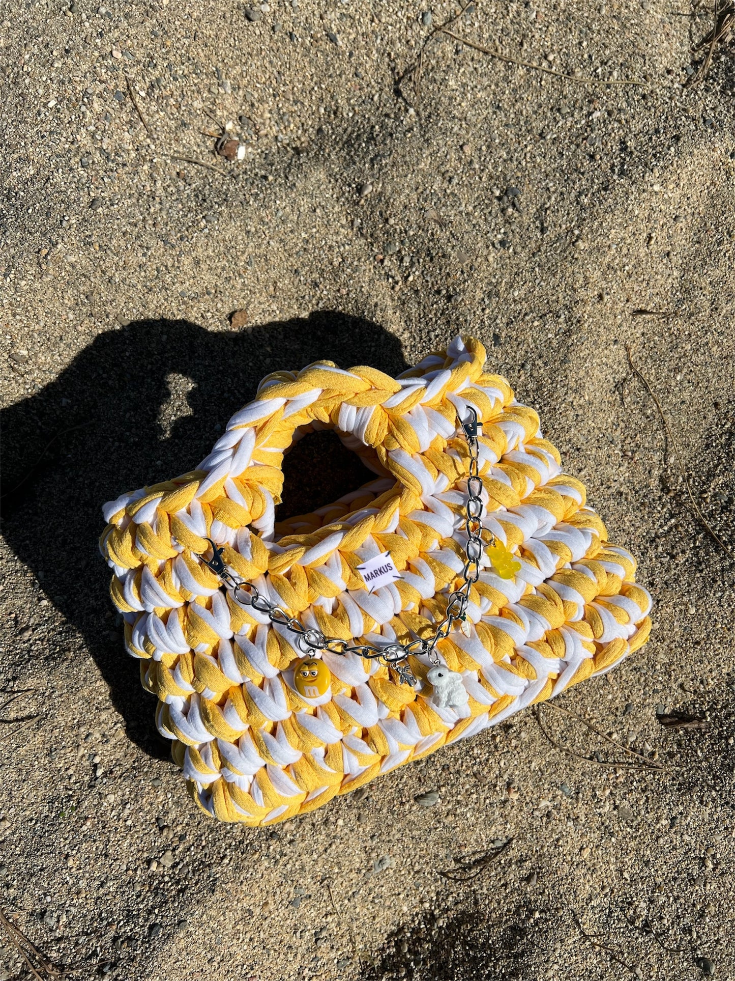 Charmus - Charms/Bijoux pour sac à main tendance chic jaune