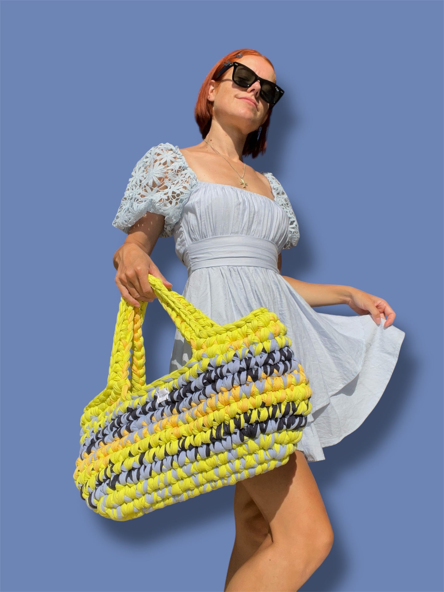 Océanus - Sac cabas plage en crochet