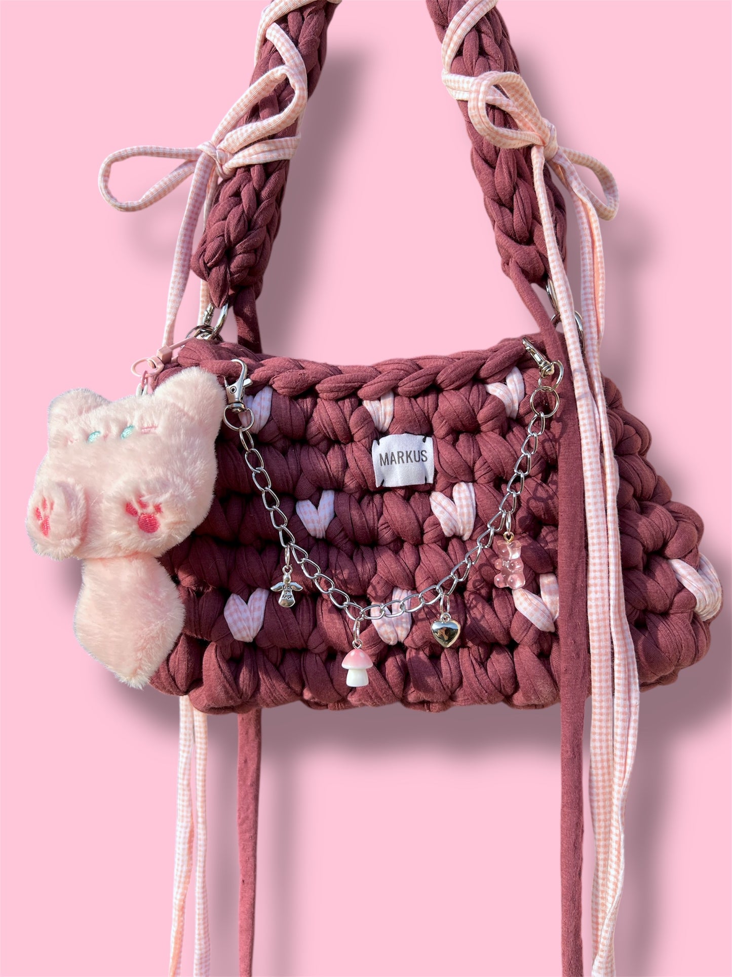 Kawaiinus Bag - Mini sac à main style Kawaii avec charms