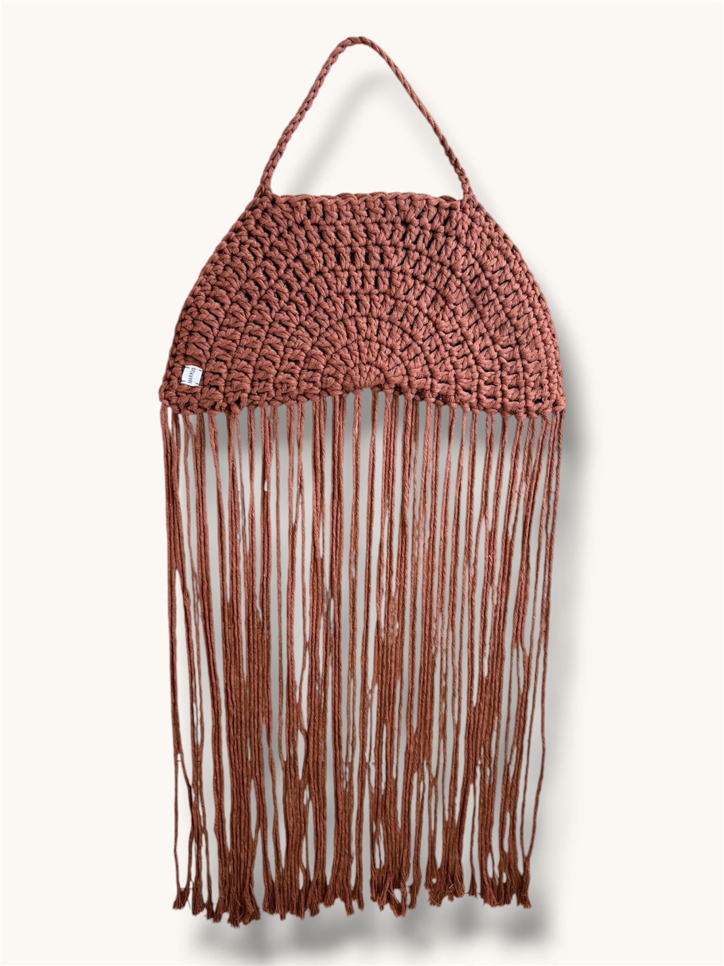 Taco Bellus - Sac en crochet bohème à franges fait main
