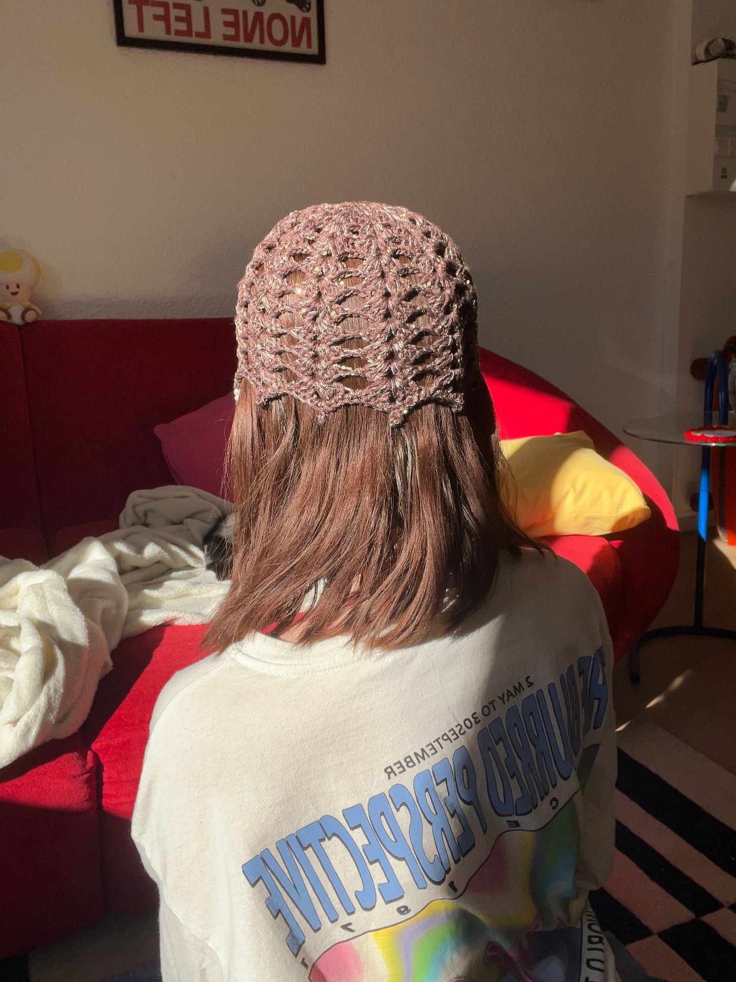 Noholitus - Bonnet chapeau en crochet ajouré bohème chic inspiré Ibiza