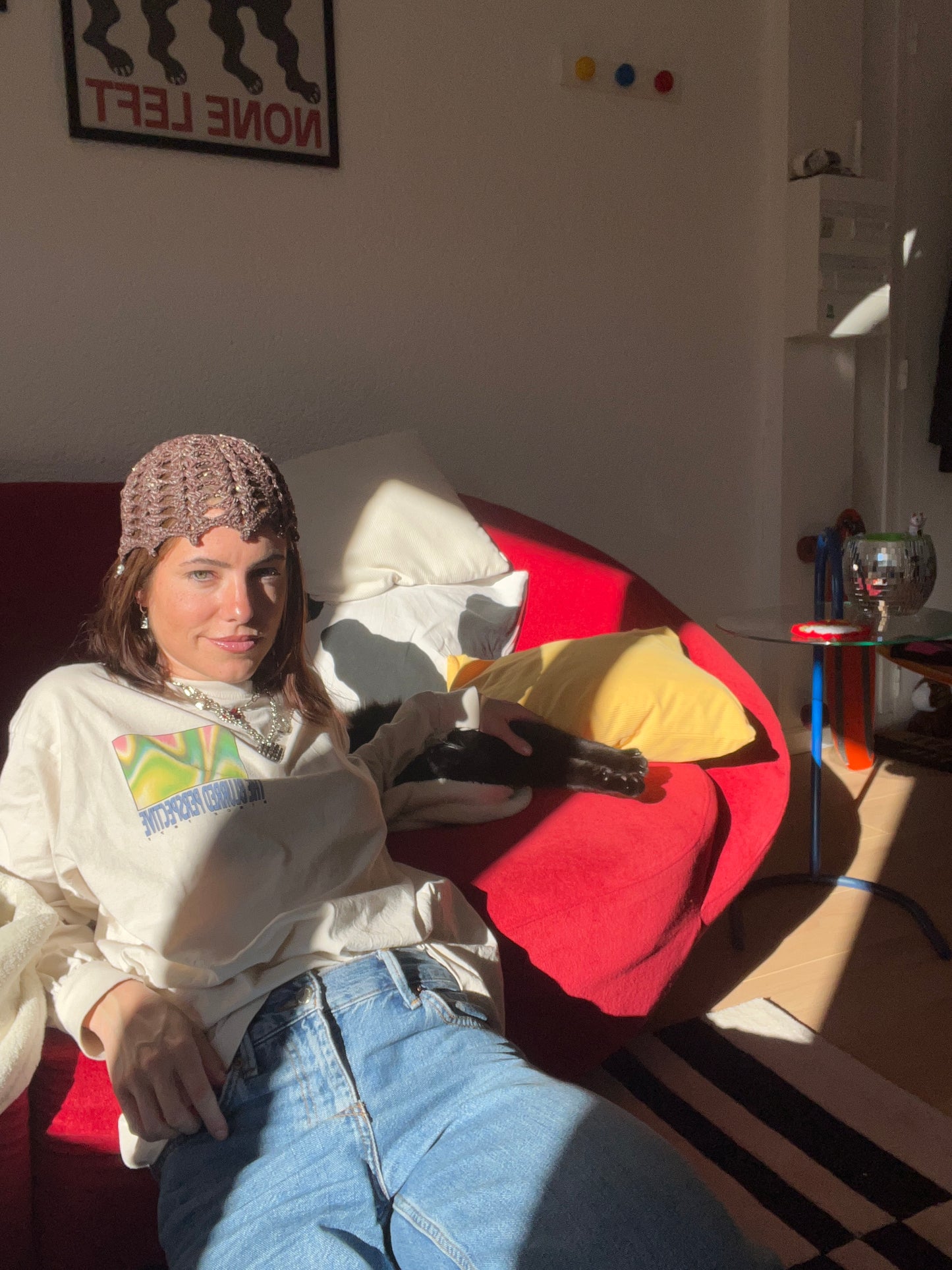 Noholitus - Bonnet chapeau en crochet ajouré bohème chic inspiré Ibiza