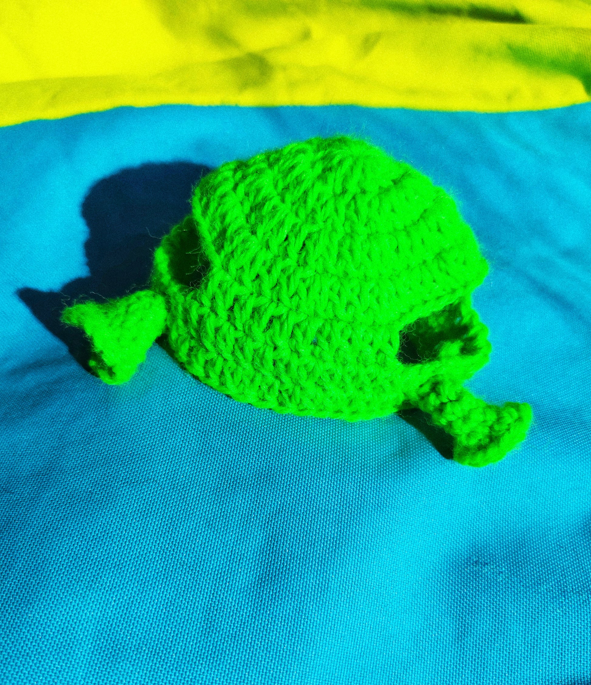 Accessoire Shrek au crochet main pour chat
