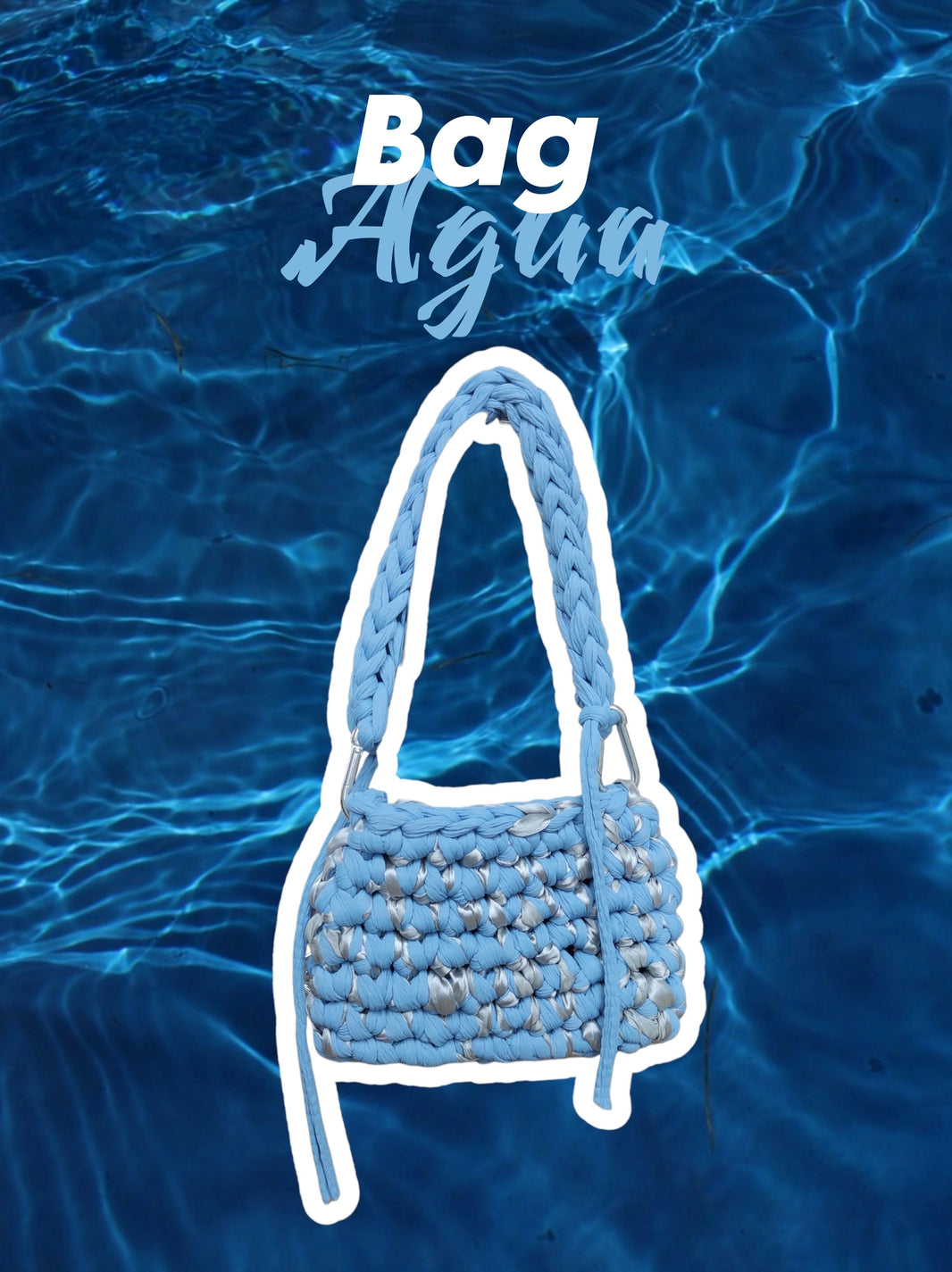 Tote Bag Veronica-Fait-Main Au Crochet En Corde-Création Unique (72643
