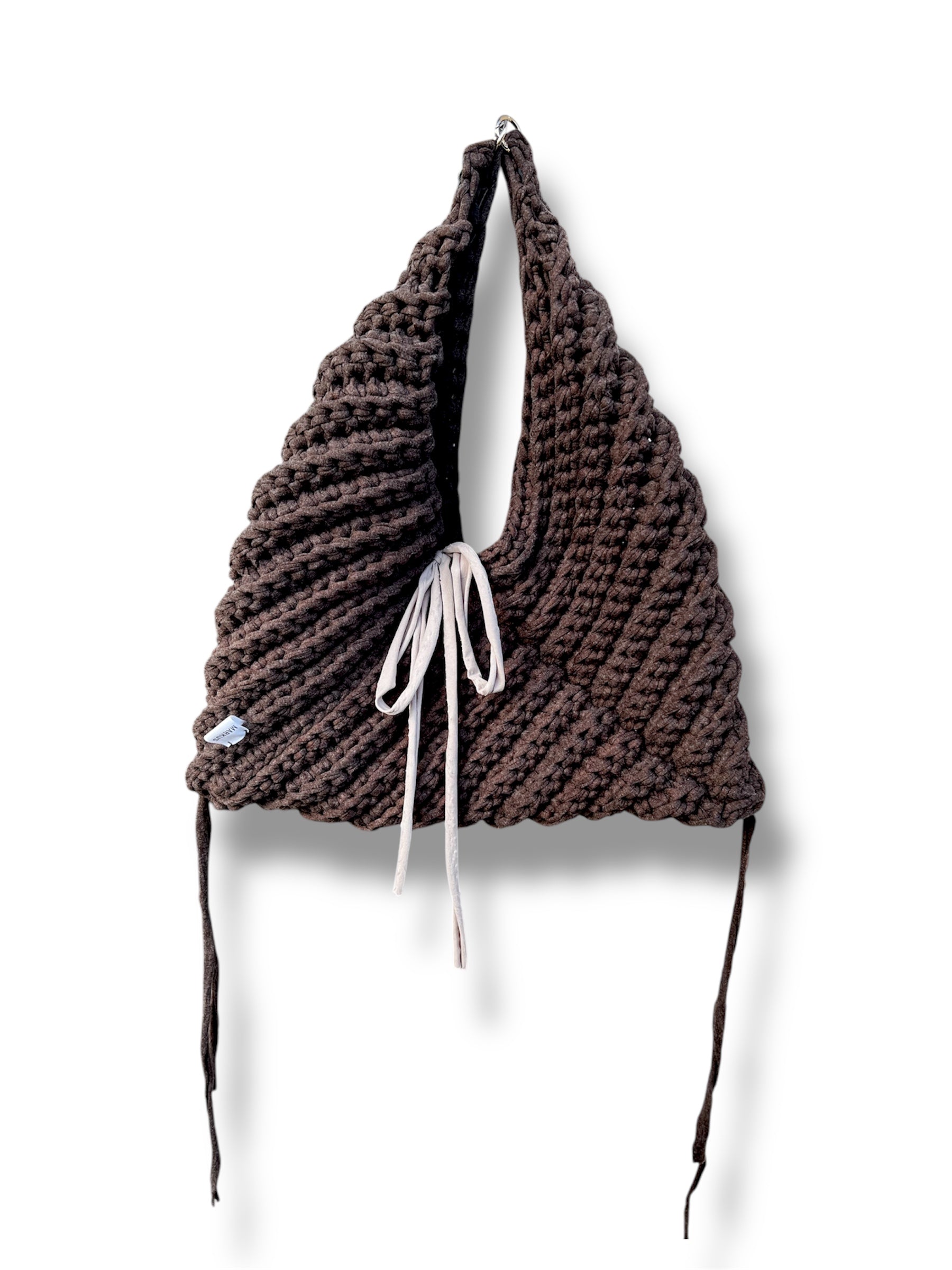 Alexandrus - Sac besace 2in1 granny square marron