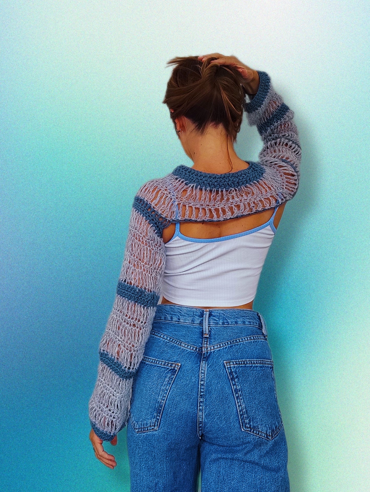 Bluish - BoléroShrug crocheté tendance femme