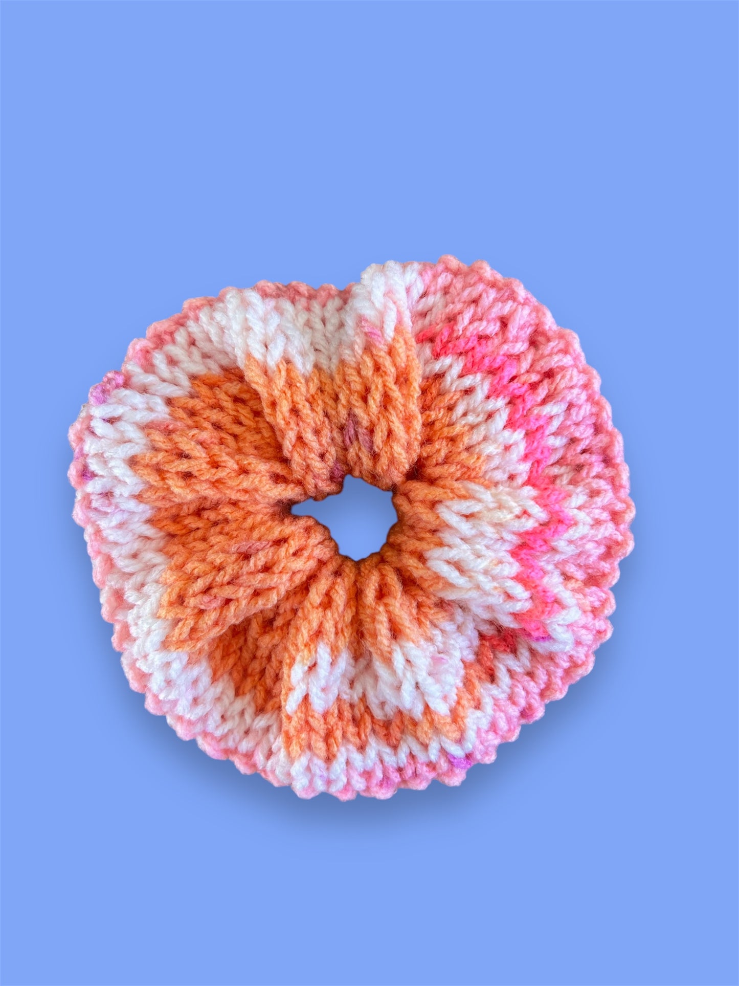 Choukus - Accessoire cheveux chouchou tricot tendance orange