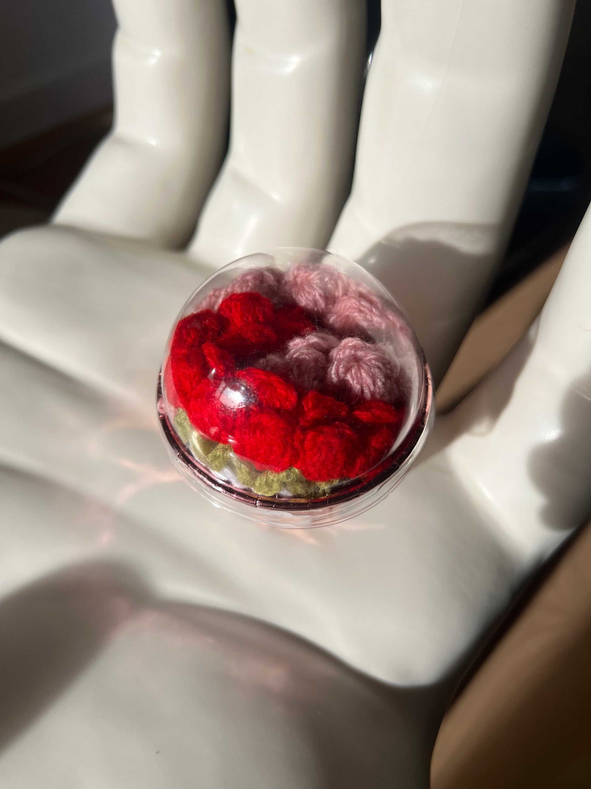 Cupcakus - Sous-verre en crochet fait main dans une boîte à cupcake
