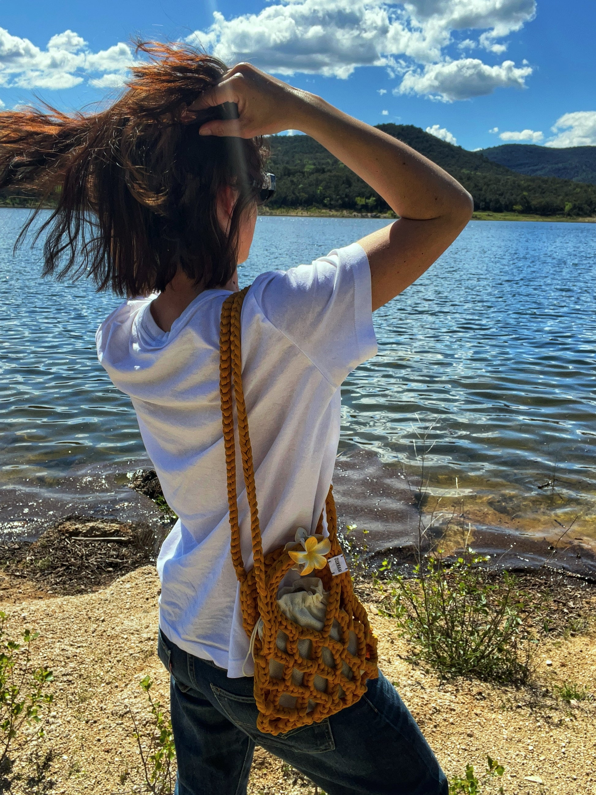 Filius – Sac filet bandoulière au crochet tendance chic pour l'été
