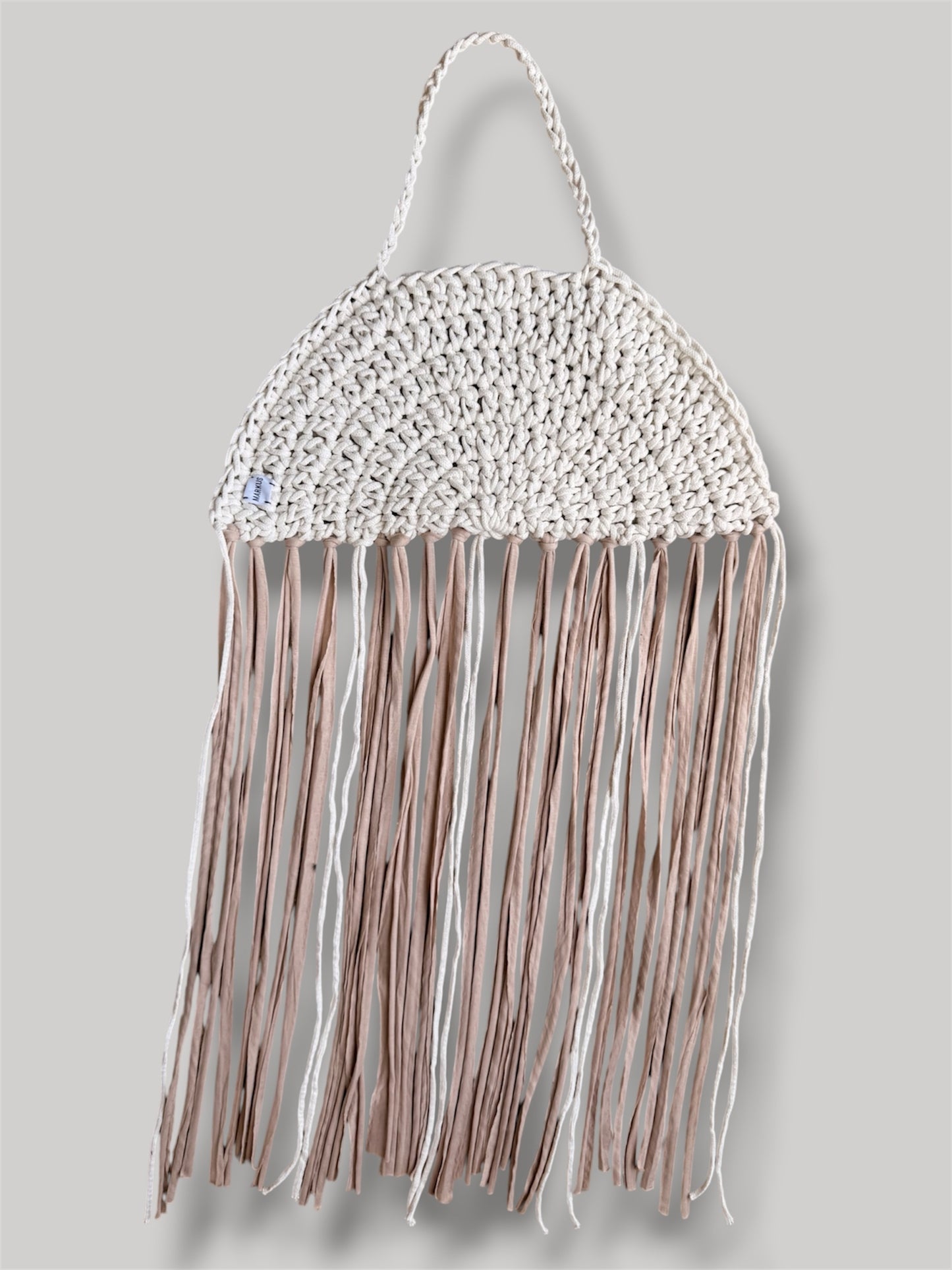 Taco Bellus - Sac en crochet bohème à franges fait main
