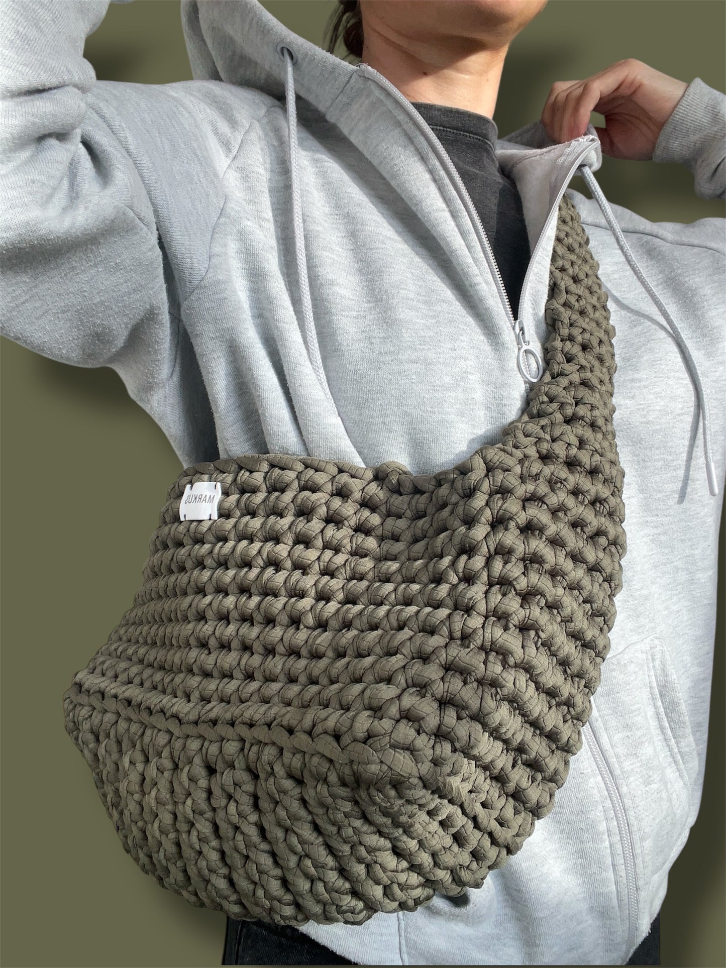 Hombrus - Sac bandoulière crochet unisexe