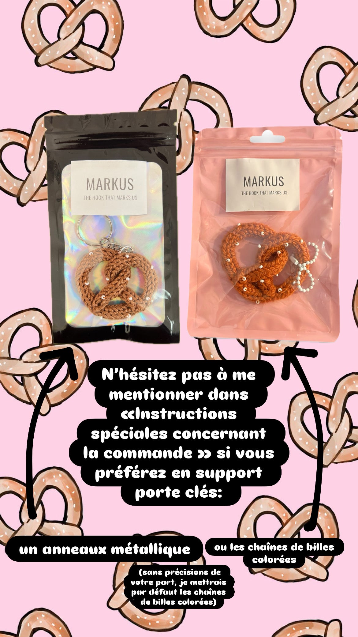 Bretzelus - Porte Clé Bretzel