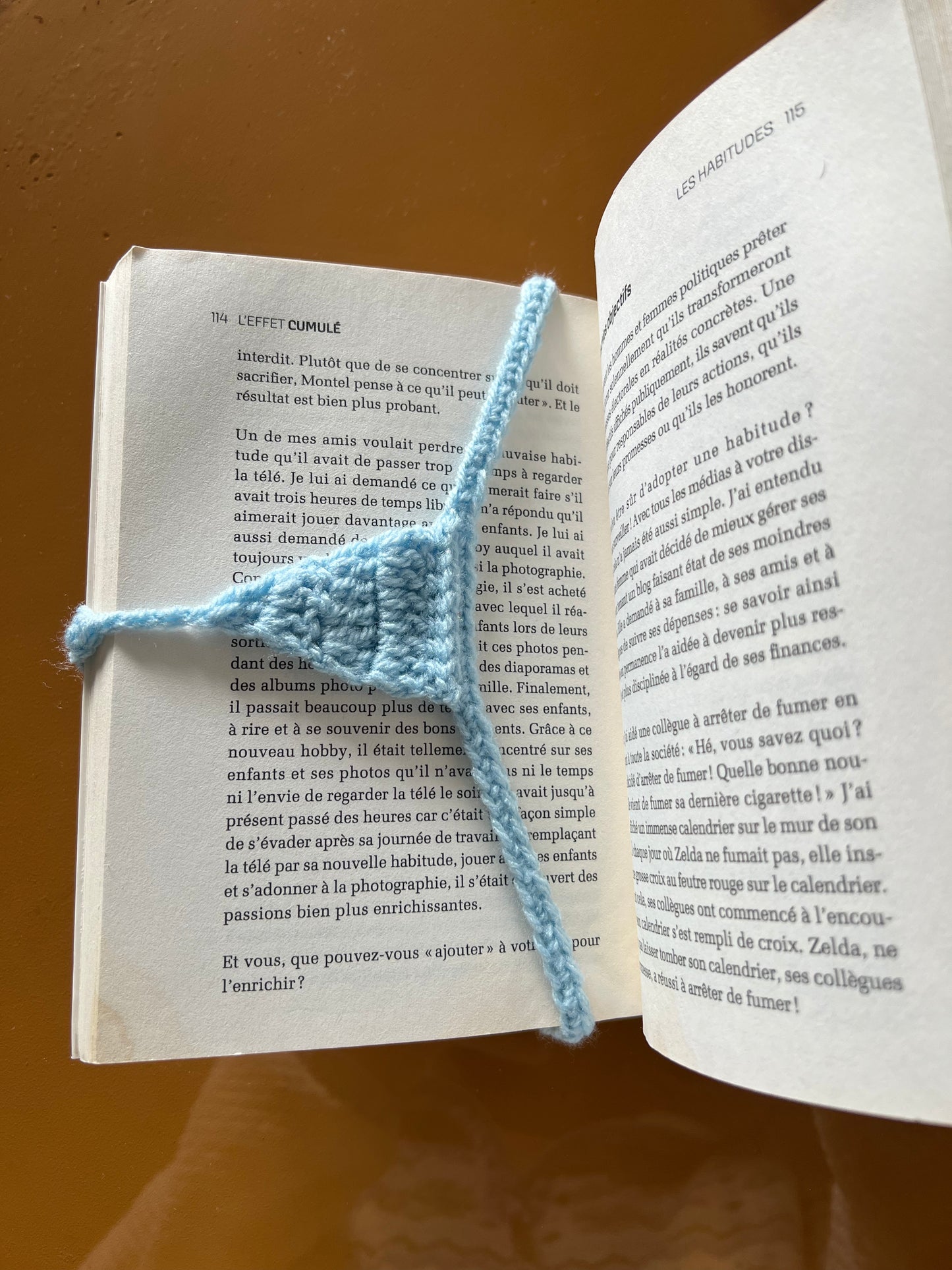 Strigus - Marque-pages en crochet fait main en forme de string