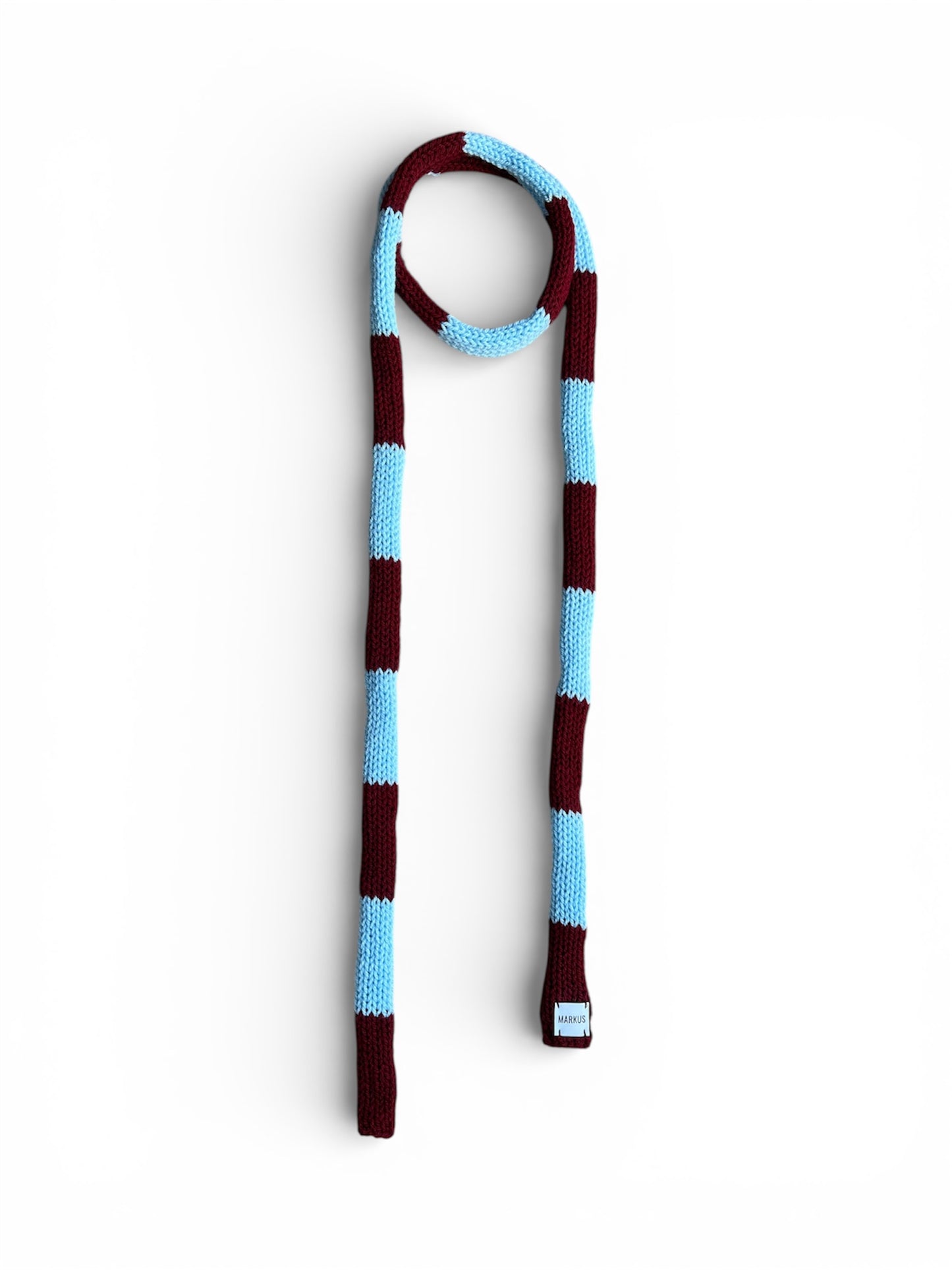 Scarfus - Skinny Scarf ou mini écharpe tricotée