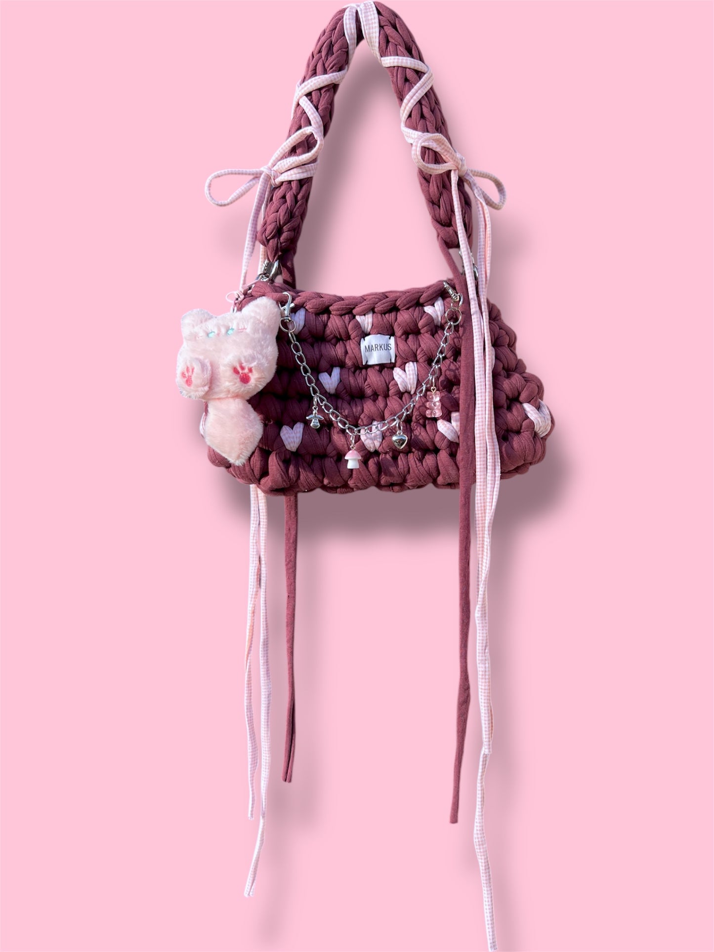 Kawaiinus Bag - Mini sac à main style Kawaii avec charms