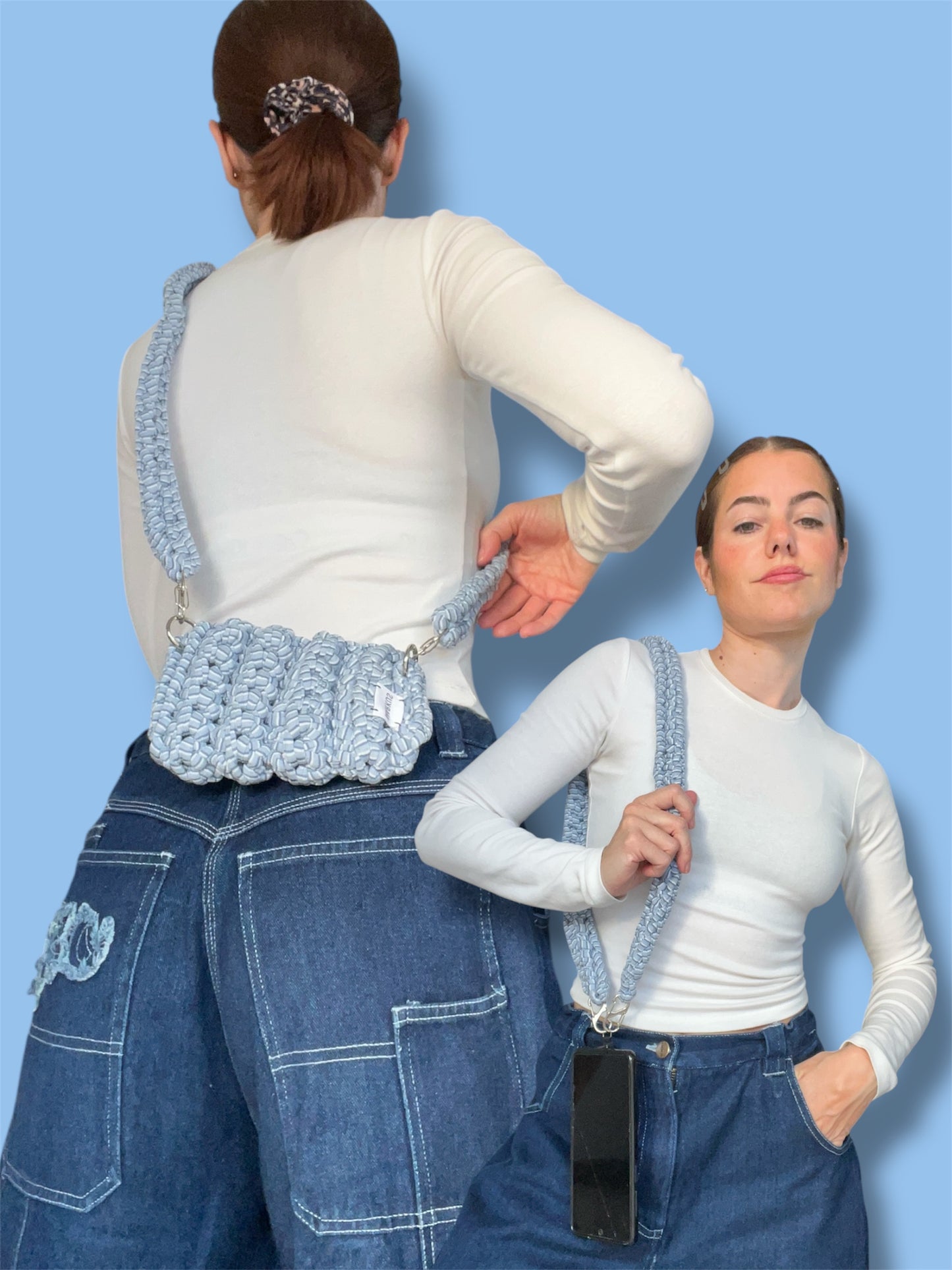 Miniatus - Mini sac bandoulière en crochet recyclé tendance