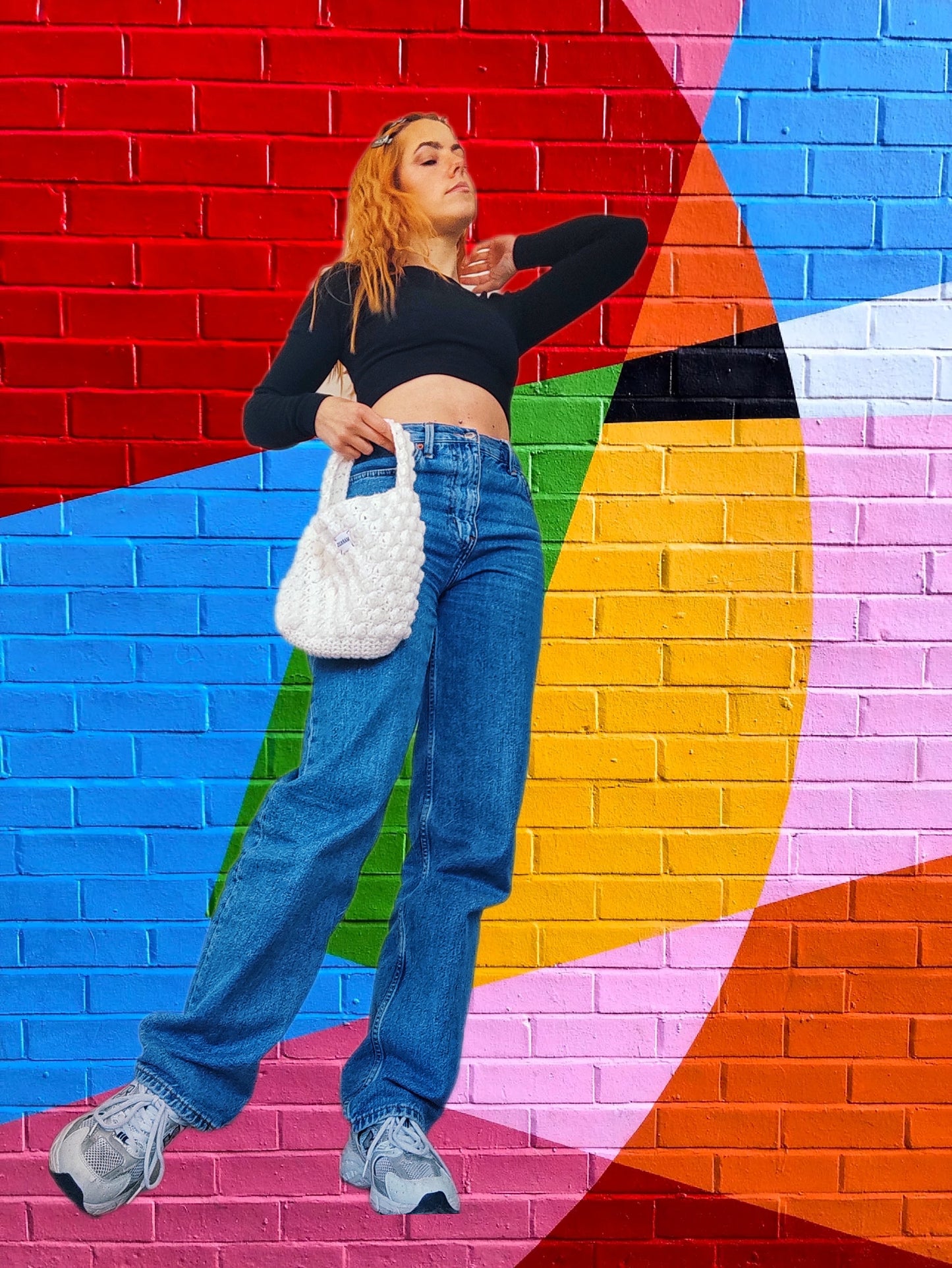 Sac à main au crochet main effet matelassé COS femme