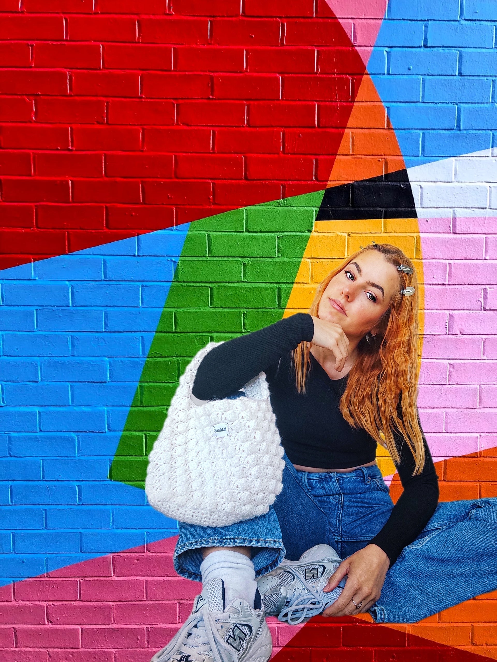 Sac à main crocheté effet matelassé COS femme